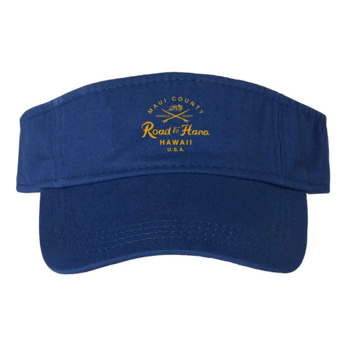 Hawaii The Road To Hana Maui Hawaiian Valucap Bio-Washed Visor