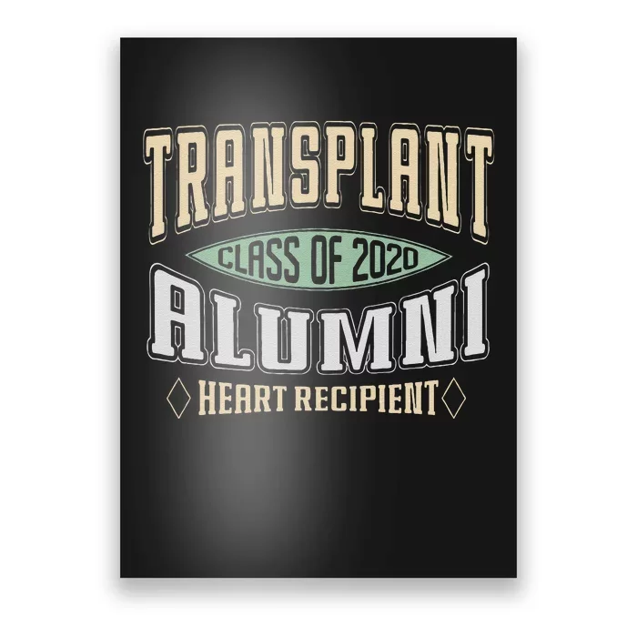 Heart Transplant Recipient A 2020 Transplant Alumni Vintage Poster