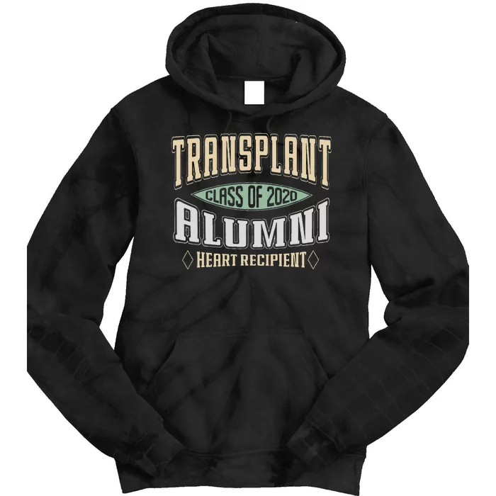 Heart Transplant Recipient A 2020 Transplant Alumni Vintage Tie Dye Hoodie