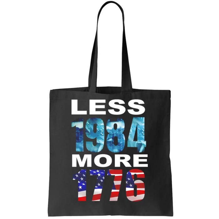 Hirez The Rapper Less 1984 More 1776 Tote Bag