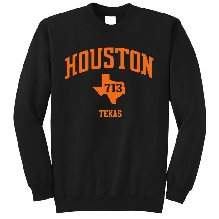 Houston Texas Retro Vintage 713 Htown Sweatshirt