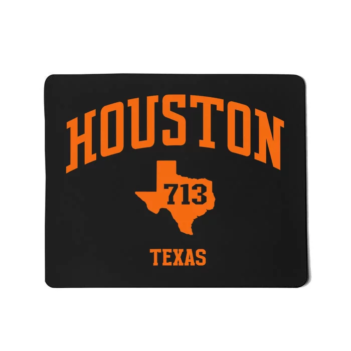 Houston Texas Retro Vintage 713 Htown Mousepad