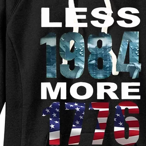 Hirez The Rapper Less 1984 More 1776 Women's Fleece Hoodie