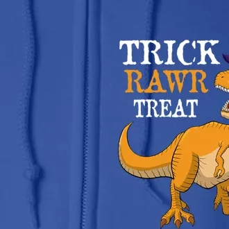 Halloween T Rex Dinosaur Trick Rawr Treat Meaningful Gift Full Zip Hoodie