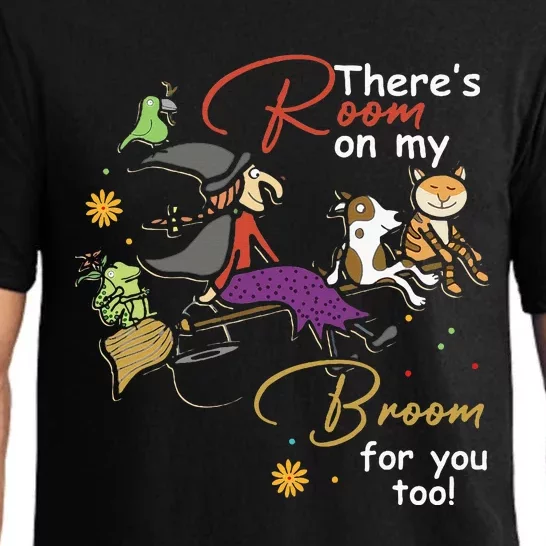 Halloween ThereS Room On My Broom For You Too Teacher Pajama Set