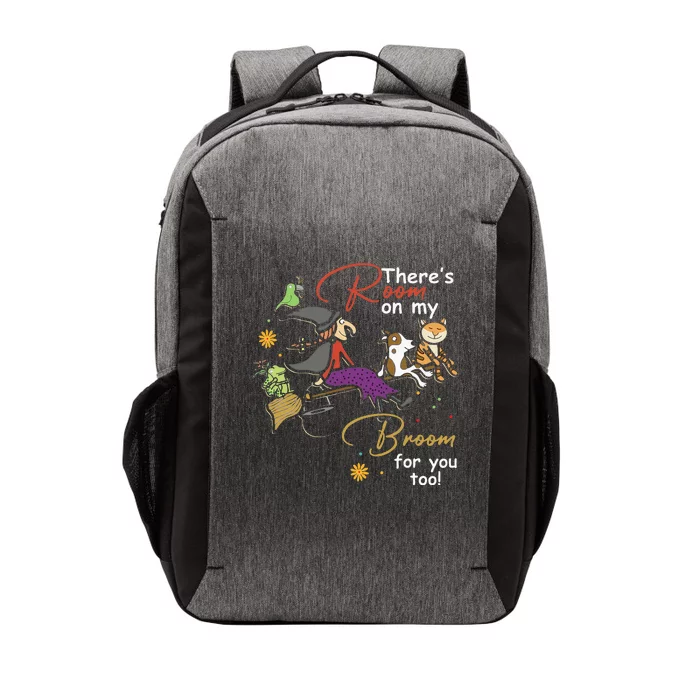 Halloween ThereS Room On My Broom For You Too Teacher Vector Backpack