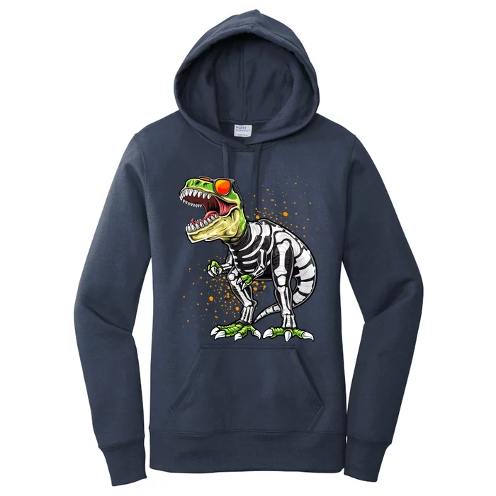 Halloween T Rex Dinosaur Skeleton Costume Cute Gift Gift Women's Pullover Hoodie