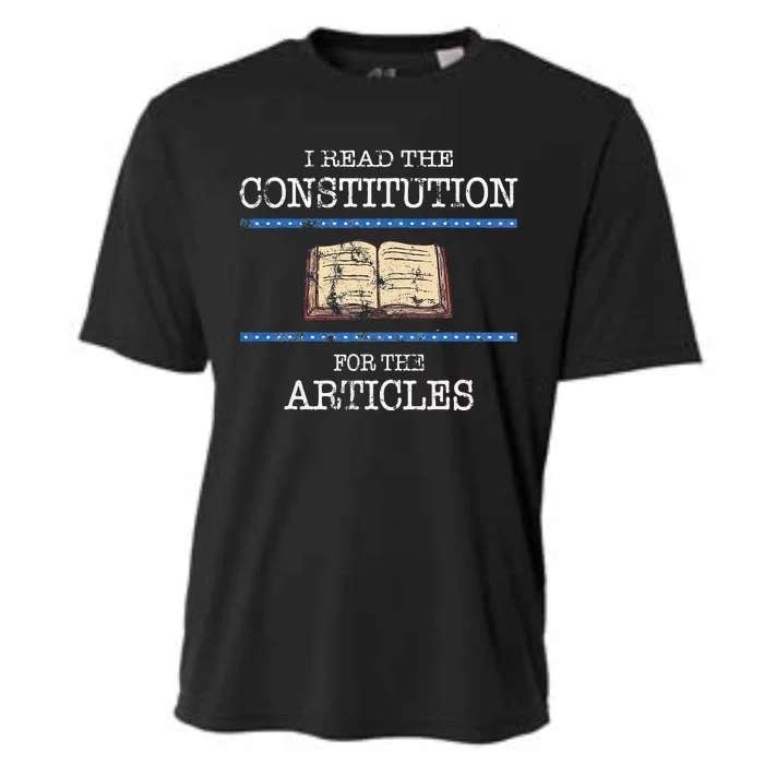 History Teachers Read The Constitution Distressed Cooling Performance Crew T-Shirt