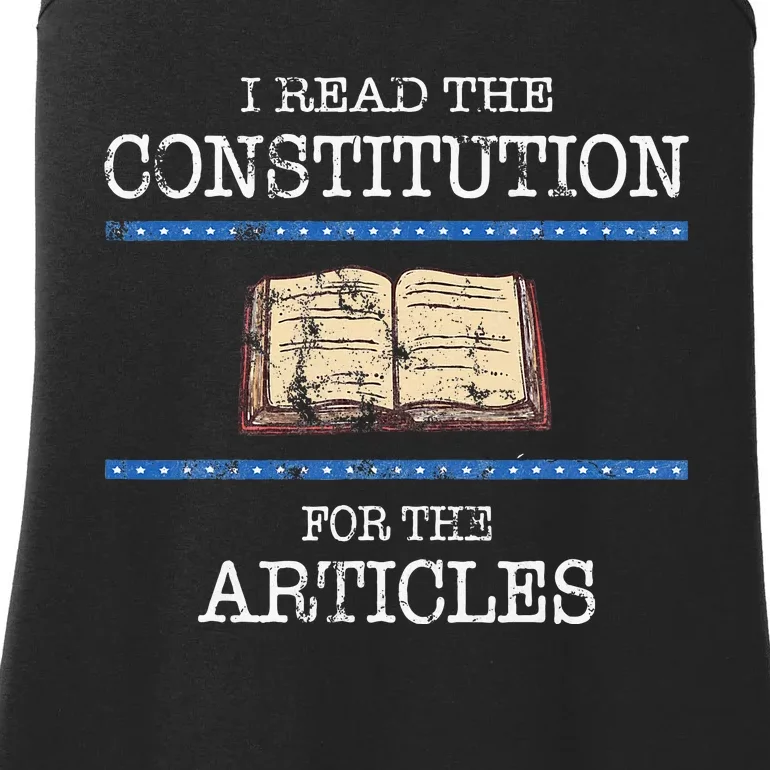 History Teachers Read The Constitution Distressed Ladies Essential Tank