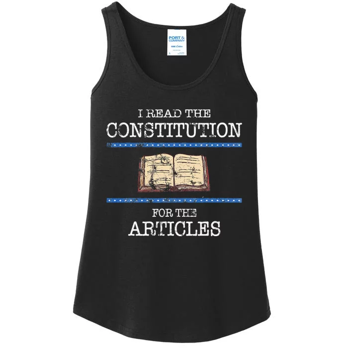 History Teachers Read The Constitution Distressed Ladies Essential Tank