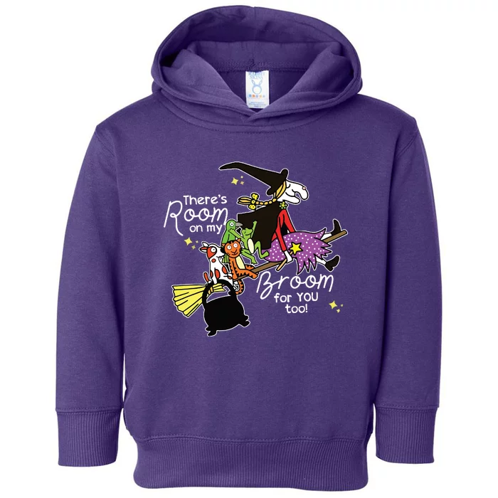 Halloween Theres Room On My Broom For You Too Teacher Toddler Hoodie