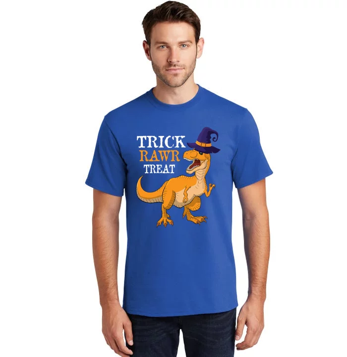 Halloween T Rex Dinosaur Trick Rawr Treat Cute Gift Tall T-Shirt