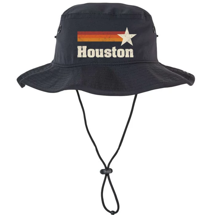 Houston Texas Retro Houston Souvenir Tx Apparel Legacy Cool Fit Booney Bucket Hat