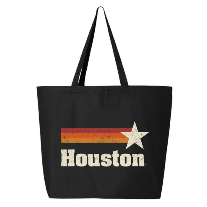 Houston Texas Retro Houston Souvenir Tx Apparel 25L Jumbo Tote