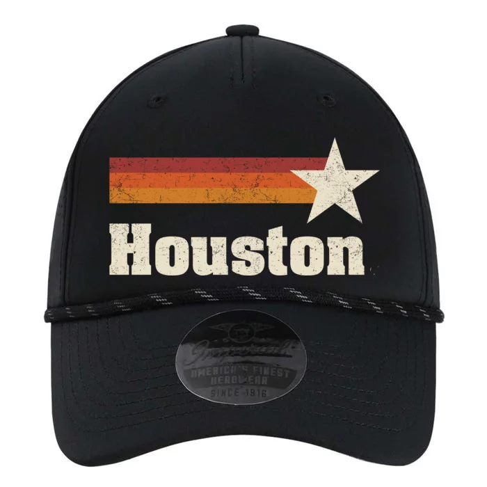 Houston Texas Retro Houston Souvenir Tx Apparel Performance The Dyno Cap