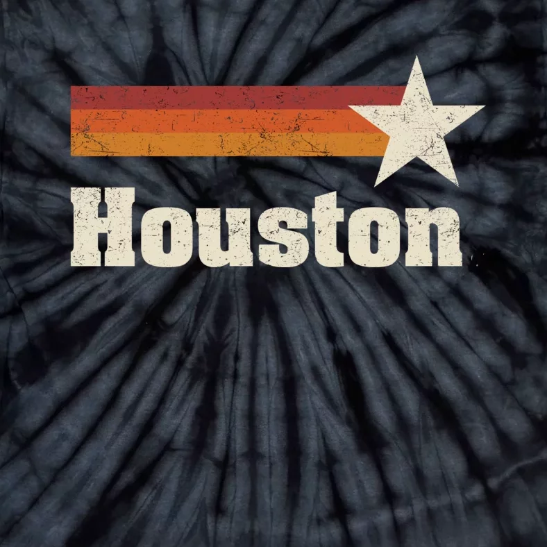 Houston Texas Retro Houston Souvenir Tx Apparel Tie-Dye T-Shirt