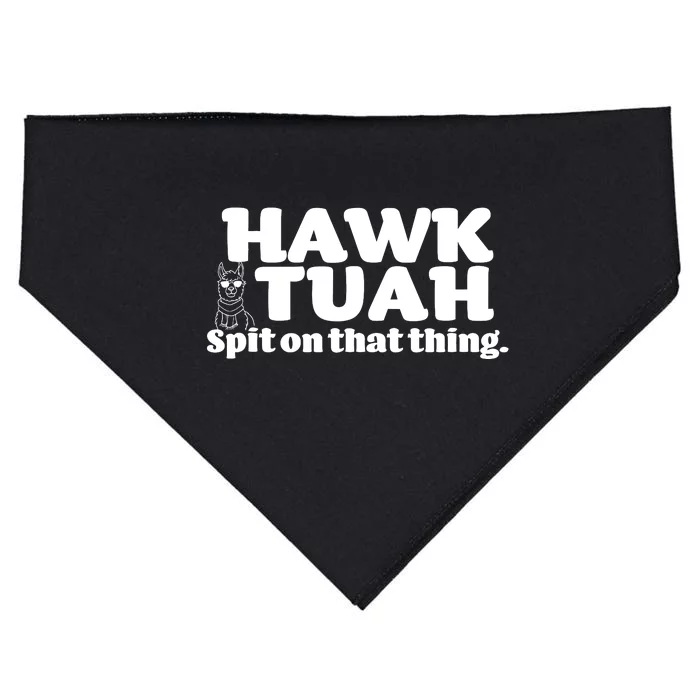 Hawk Tuah Spit On That Thang USA-Made Doggie Bandana