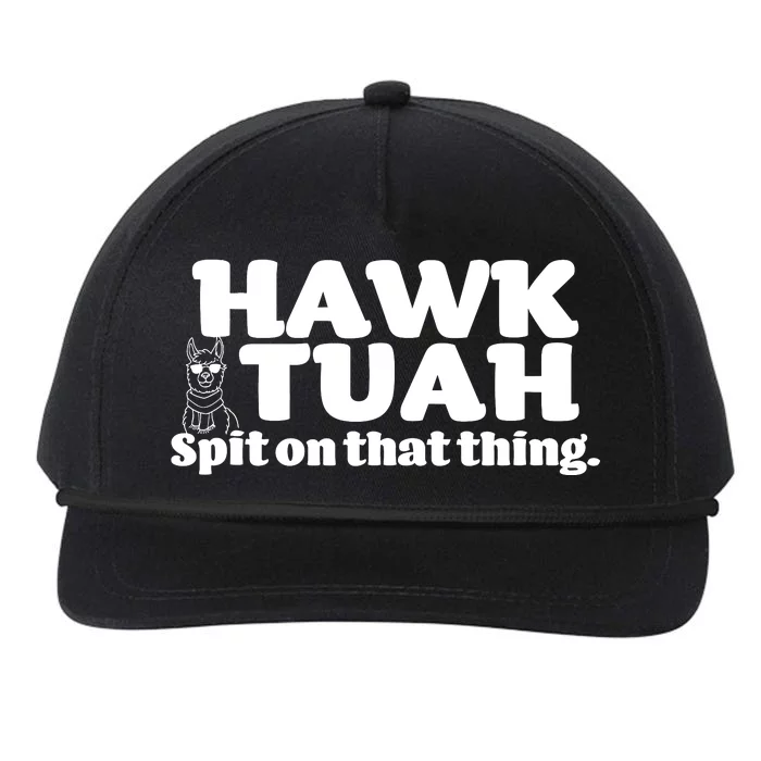 Hawk Tuah Spit On That Thang Snapback Five-Panel Rope Hat