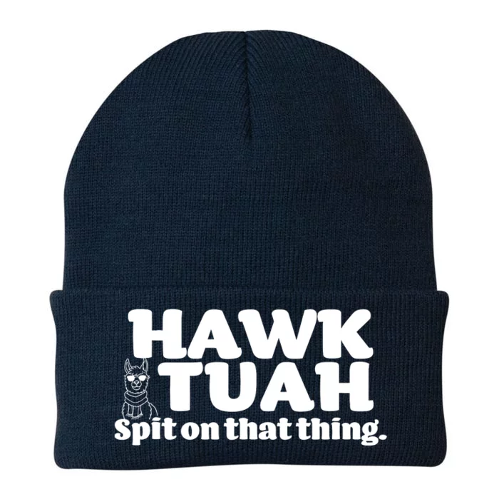 Hawk Tuah Spit On That Thang Knit Cap Winter Beanie