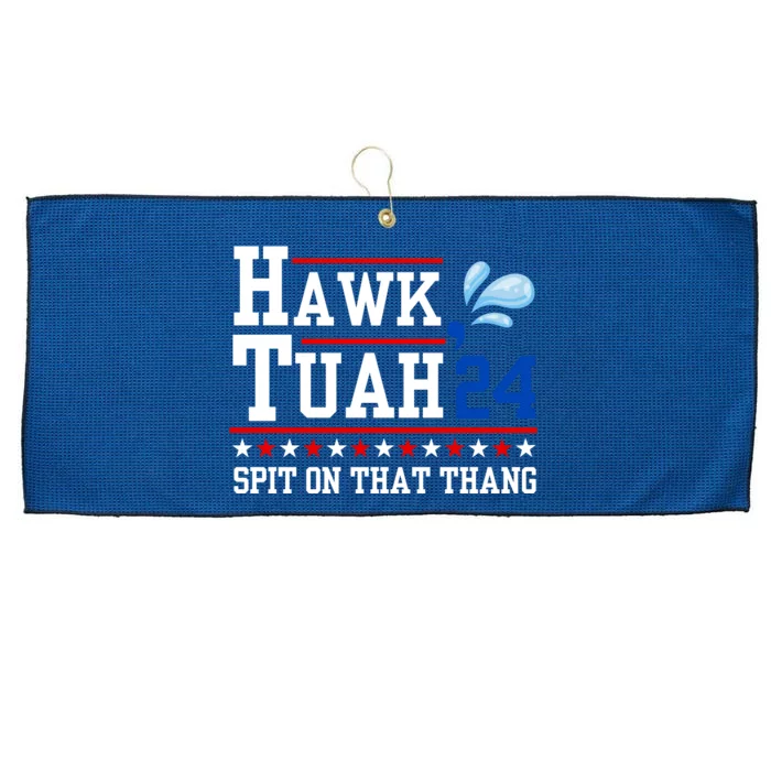 Hawk Tuah 💦 (Spit On That Thang) Large Microfiber Waffle Golf Towel