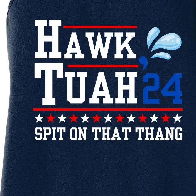 Hawk Tuah 💦 (Spit On That Thang) Women's Racerback Tank