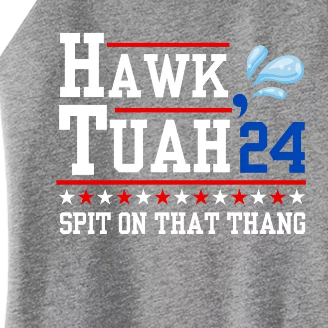 Hawk Tuah 💦 (Spit On That Thang) Women’s Perfect Tri Rocker Tank