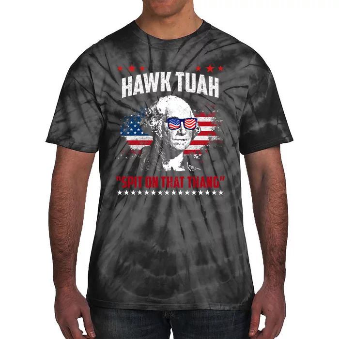 Hawk Tush Spit On That Thing Funny Tie-Dye T-Shirt