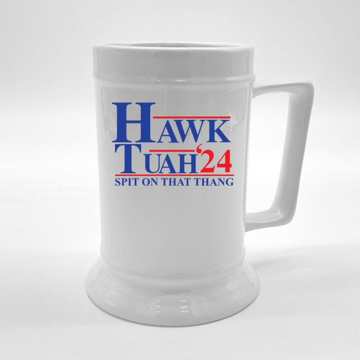 Hawk Tuah Spit On That Thang 2024 Front & Back Beer Stein