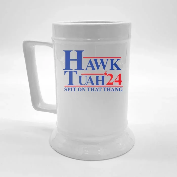 Hawk Tuah Spit On That Thang 2024 Front & Back Beer Stein