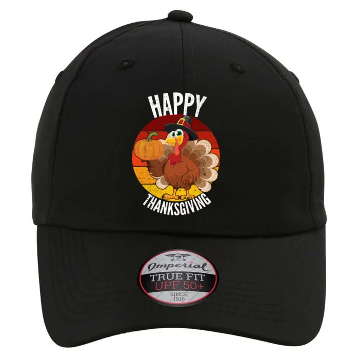 Happy Thanksgiving Sweatshirt Cute Turkey The Original Performance Cap