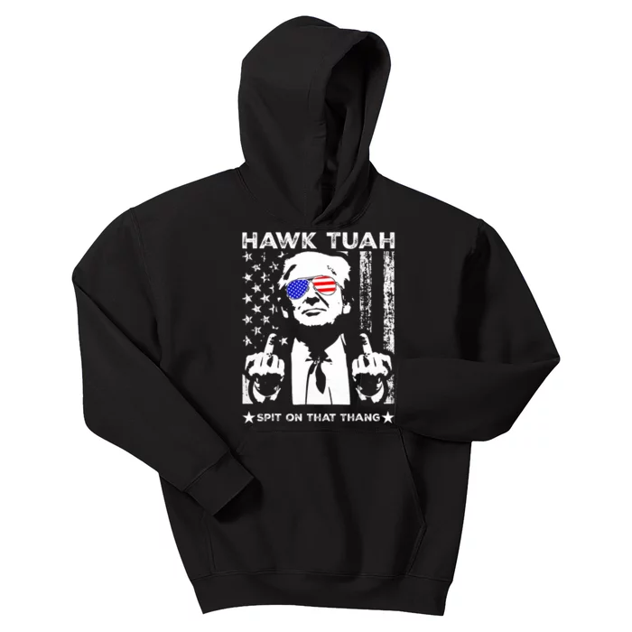 Hawk Tush Spit On That Thang Viral Election Parody Kids Hoodie