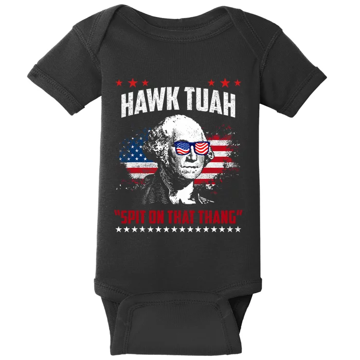 Hawk Tush Spit On That Thing Funny Baby Bodysuit