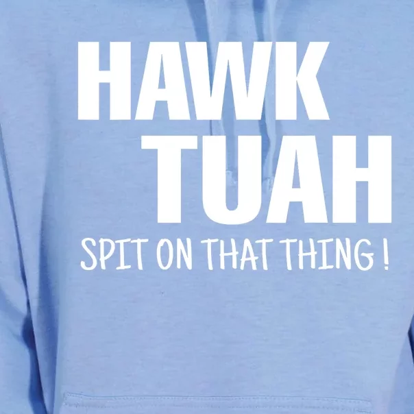 Hawk Tuah... Spit On That Thing Funny Meme Gift Unisex Surf Hoodie