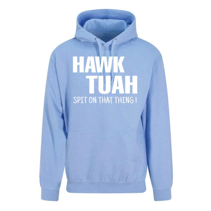 Hawk Tuah... Spit On That Thing Funny Meme Gift Unisex Surf Hoodie