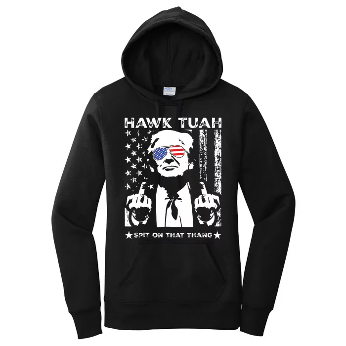 Hawk Tush Spit On That Thang Viral Election Parody Women's Pullover Hoodie