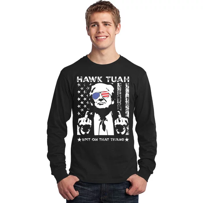 Hawk Tush Spit On That Thang Viral Election Parody Tall Long Sleeve T-Shirt