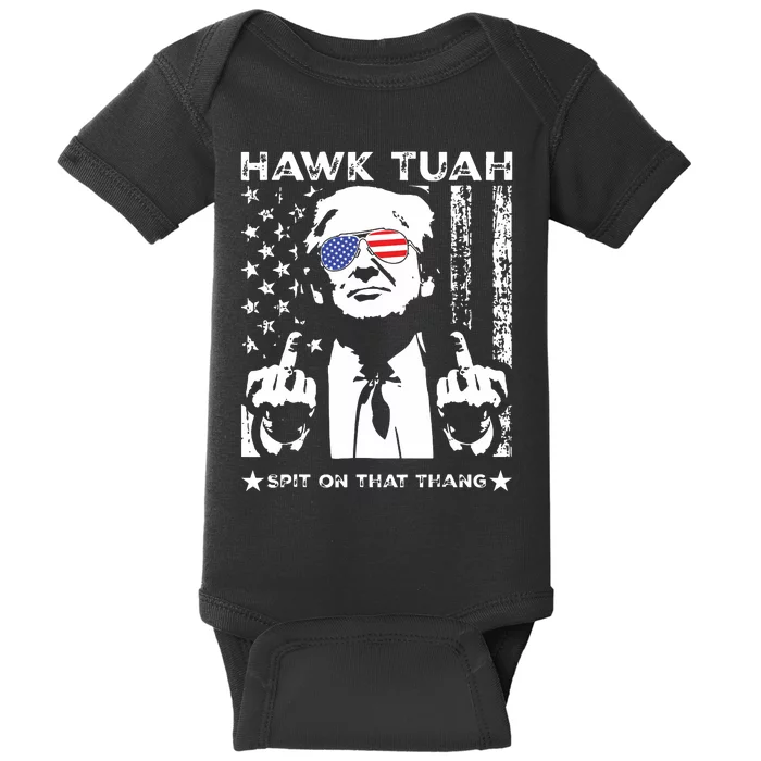 Hawk Tush Spit On That Thang Viral Election Parody Baby Bodysuit