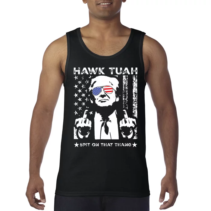 Hawk Tush Spit On That Thang Viral Election Parody Tank Top