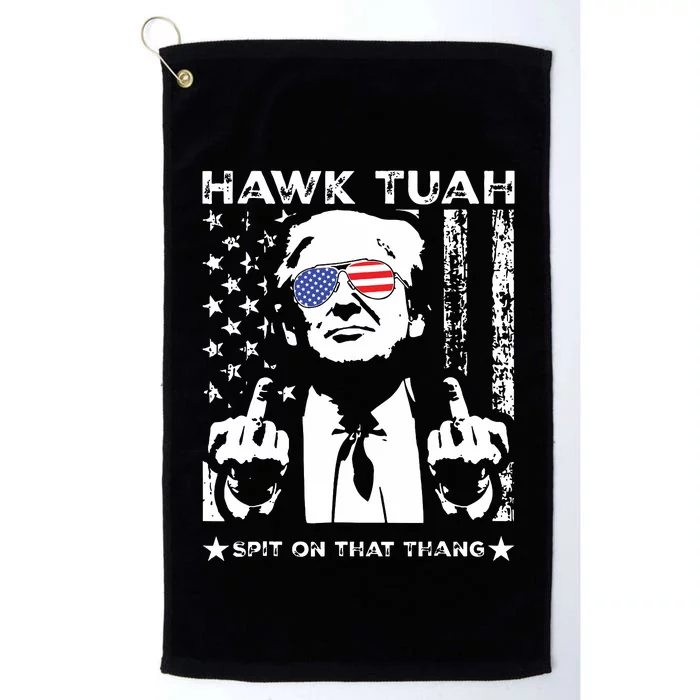 Hawk Tush Spit On That Thang Viral Election Parody Platinum Collection Golf Towel