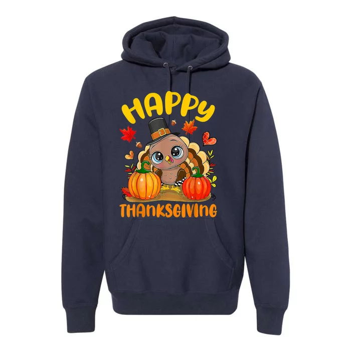 Happy Thanksgiving Shirts For Boys GirlsShirts Pilgrim Turkey Premium Hoodie