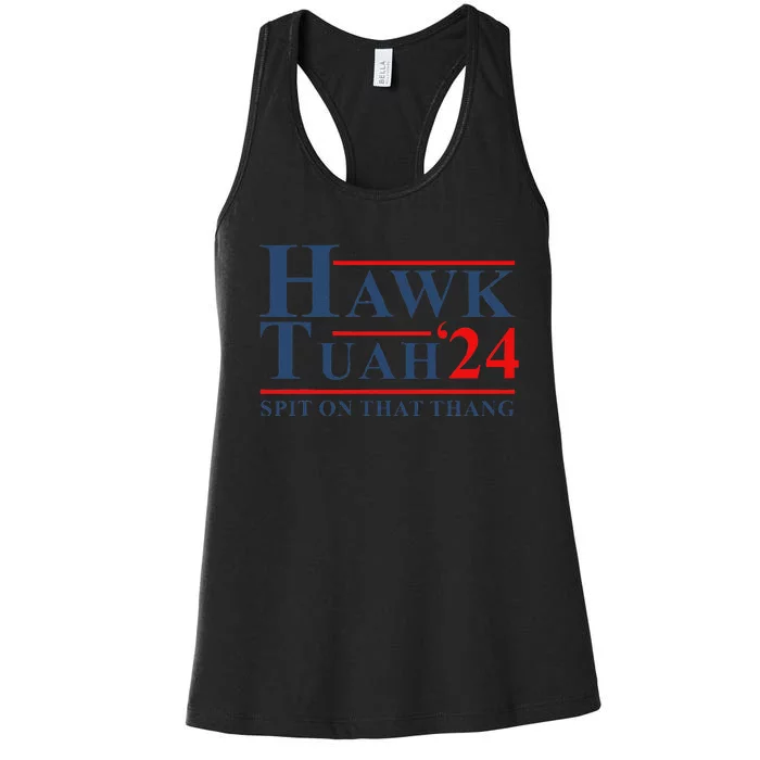 Hawk Tush Spit On That Thing Women's Racerback Tank