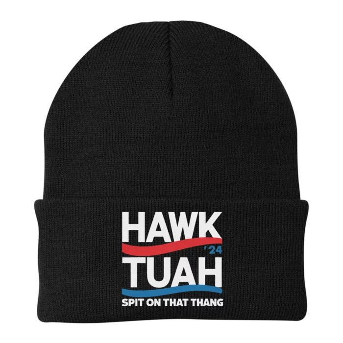 Hawk Tush Spit On That Thing Presidential Candidate Parody Knit Cap Winter Beanie