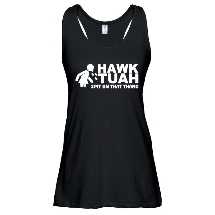 Hawk Tush Spit On That Thang Viral Election Parody Ladies Essential Flowy Tank