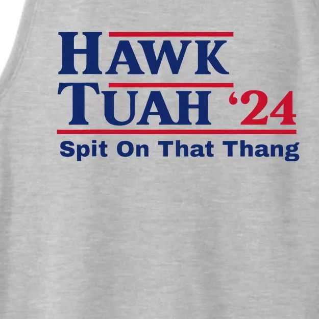 Hawk Tush Spit On That Thing Viral Election Parody Ladies Tri-Blend Wicking Tank