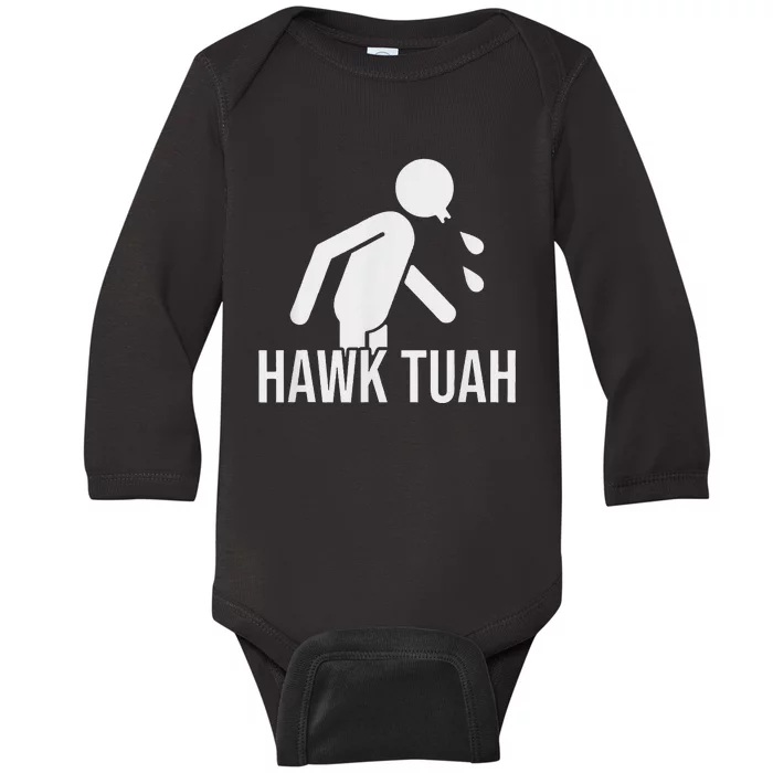 Hawk Tush Spit On That Thing Presidential Candidate Parody Baby Long Sleeve Bodysuit