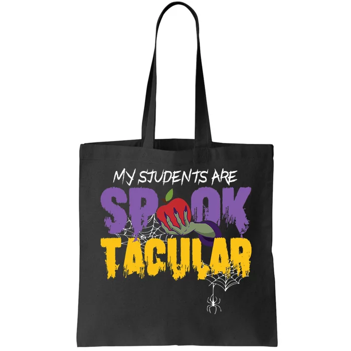 Halloween Teacher Spooktacular Teacher Halloween Tote Bag