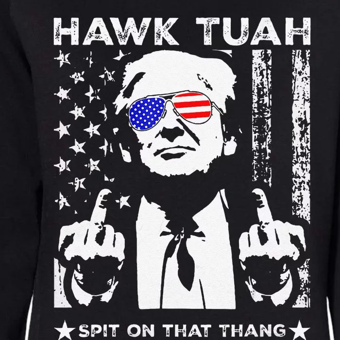 Hawk Tush Spit On That Thang Viral Election Parody Womens California Wash Sweatshirt