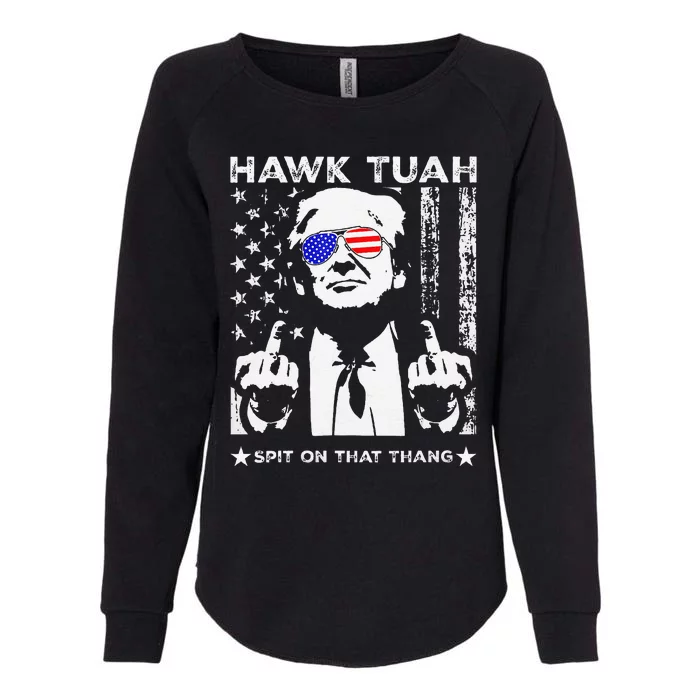 Hawk Tush Spit On That Thang Viral Election Parody Womens California Wash Sweatshirt