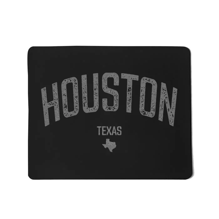 Houston Texas Souvenir Vintage Distressed Texas Houston Mousepad