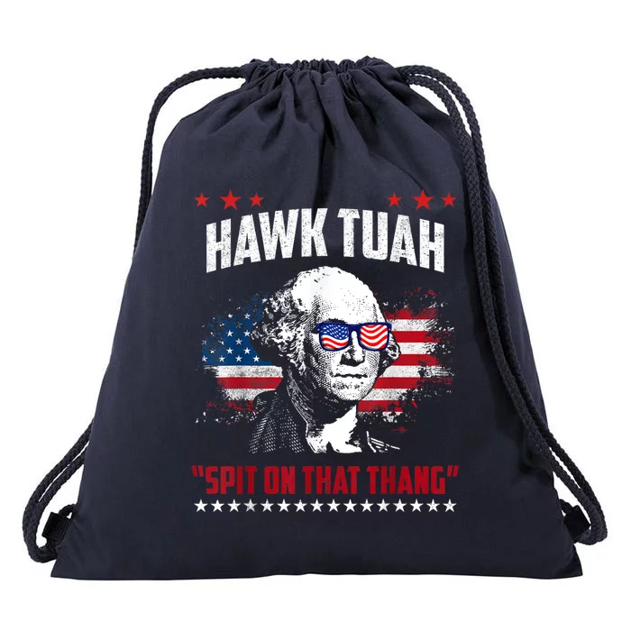 Hawk Tush Spit On That Thing Funny Drawstring Bag